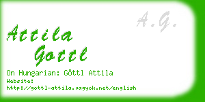 attila gottl business card